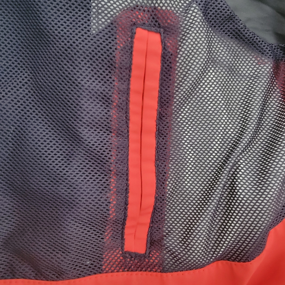 H&M Red Colorblock Hood - Picture 7 of 10